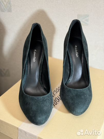 Замшевые туфли Calvin Klein