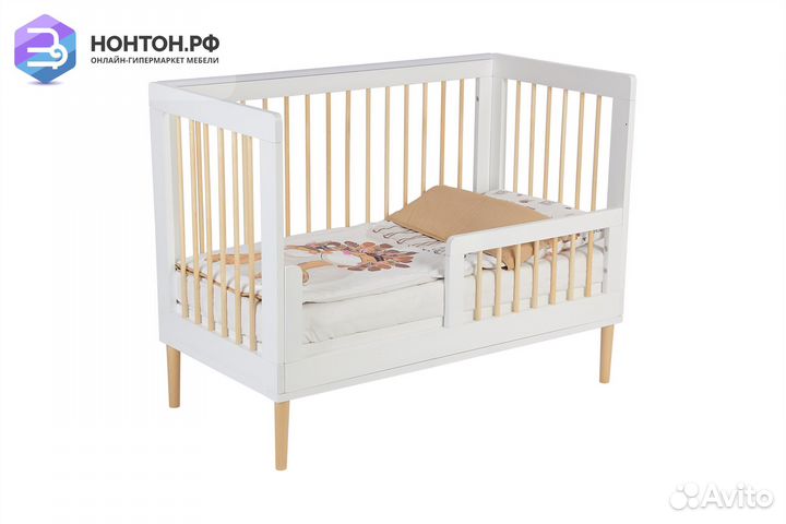 Кроватка детская Polini kids Simple 360 белый / на