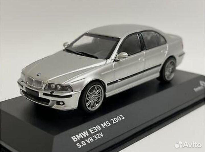 Bmw M5 E 39 Solido 1:43 серебро