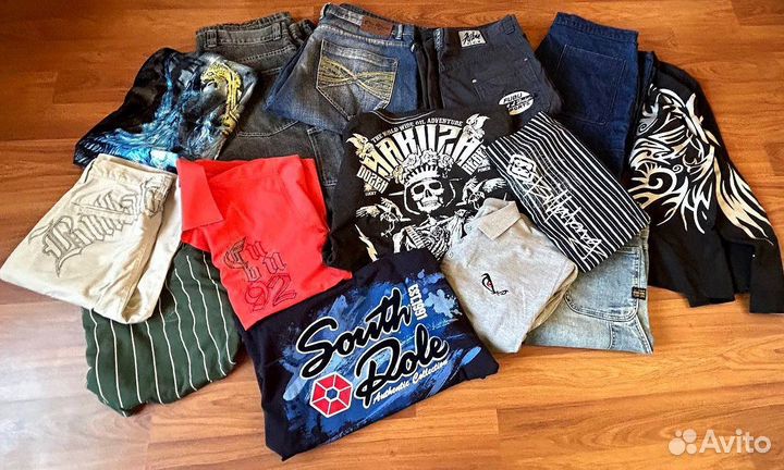 Лот rap sk8 y2k vintage archive вещей