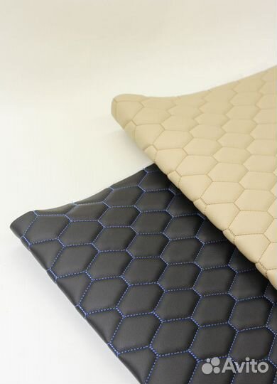 Стеганая экокожа - декоративный материал