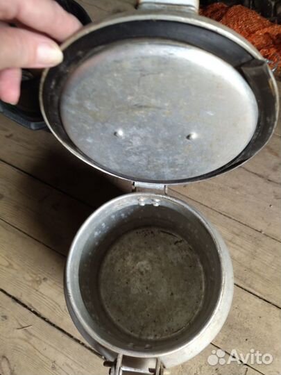 Фляга-бидон 10 л, алюминиевый. В хорошем состоянии