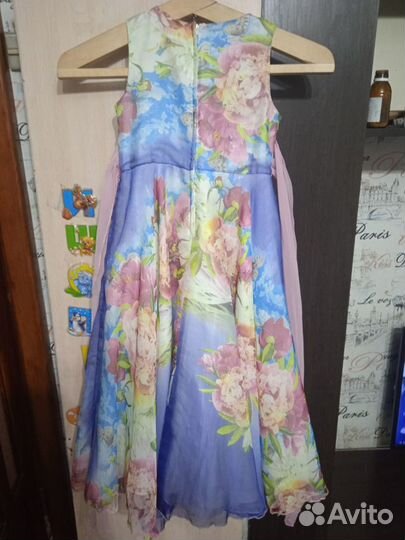 Детское нарядное платье 115-130см