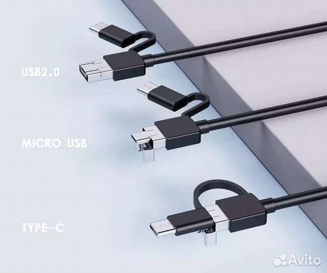 USB эндоскоп Full HD, 2 камеры,8мм