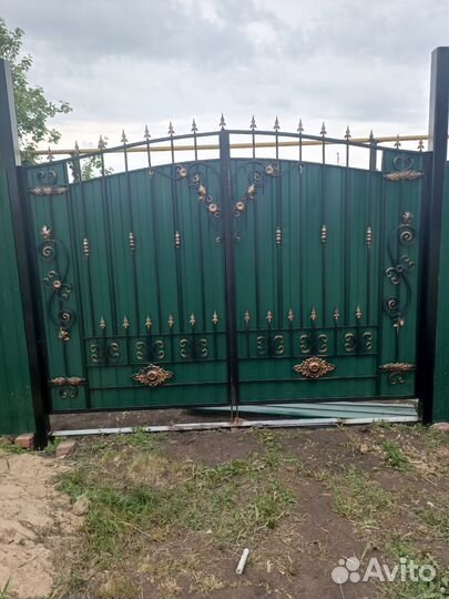 Ворота кованые