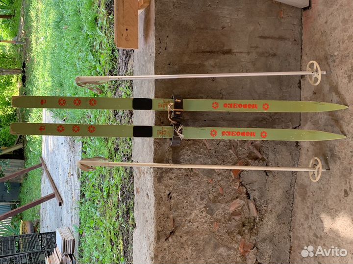 Лыжи советские детские