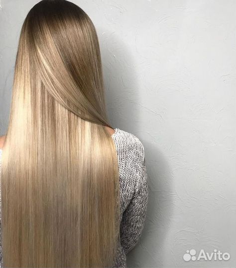 Кератиновое выпрямление волос