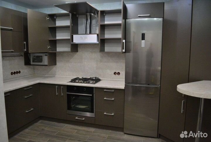 Современная кухня на заказ мдф фасады