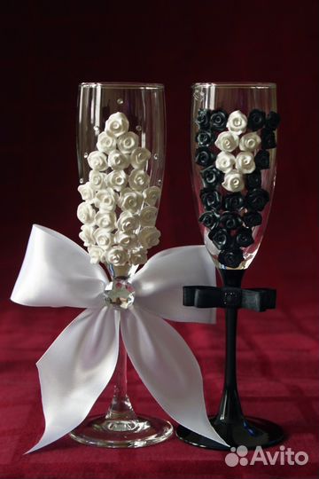 Изготовление свадебных бокалов