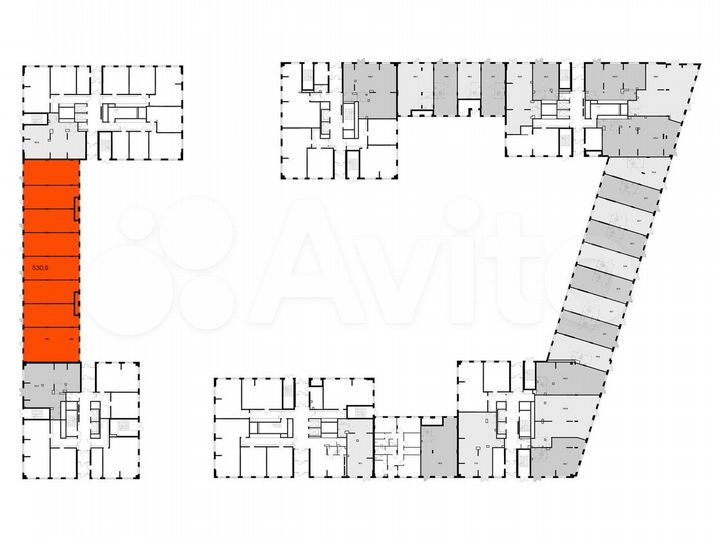 Продам помещение свободного назначения, 530.9 м²