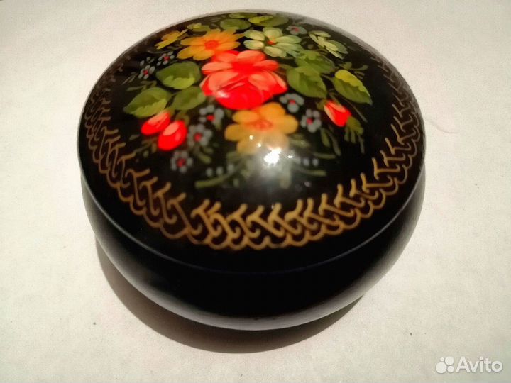 Шкатулка. Палех. Винтаж. СССР