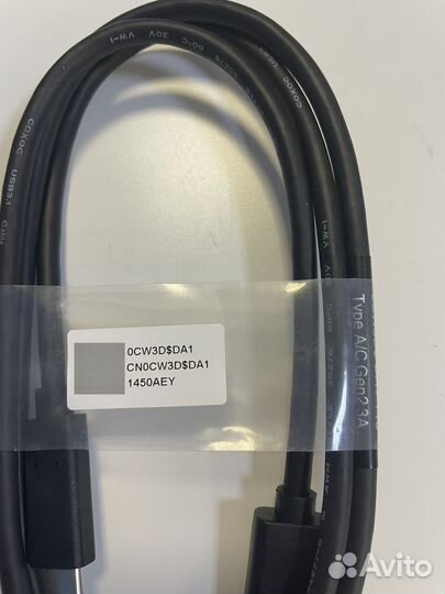 Кабель Data cable Dell USB-A - USB-C (Type A/C)