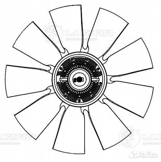 Муфта вязкостная для автомобилей маз с двиг. ямз-5