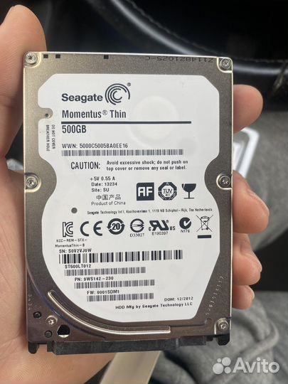 Жесткий диск на 500г