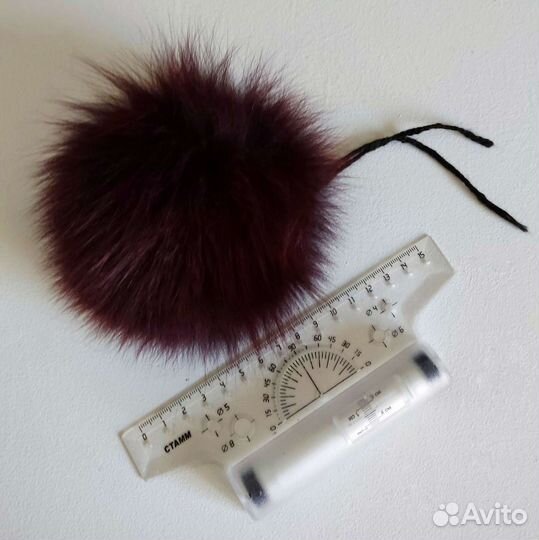 Помпон натуральный мех