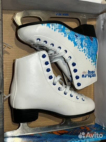 Фигурные коньки 35-36 размер (Олимпийские Сочи)
