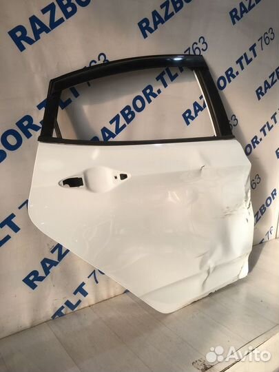 Дверь задняя правая hyundai solaris 1 1.4 мт седан