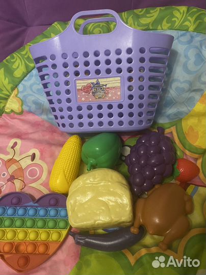 Корзинка с фруктами для игр