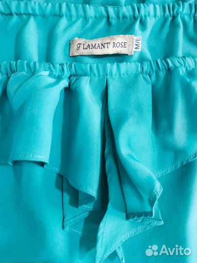 Бирюзовый лёгкий Комбинезон комбез шорты 46-48