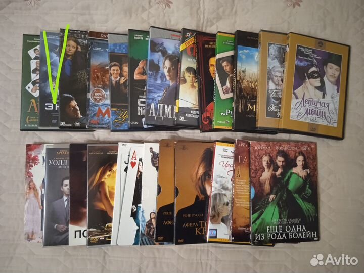 Отечественные и зарубежные фильмы на CD, DVD