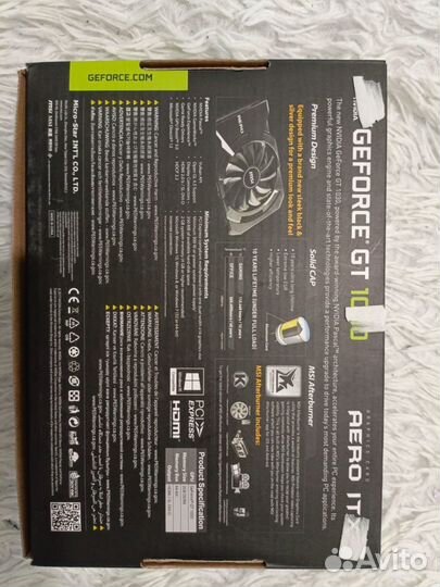 Видеокарта GeForce gt 1030 2g