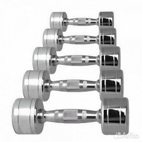 Гантельный ряд Fitnessport D-04 1-10кг