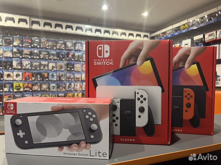 Новая игровая приставка Nintendo Switch Lite/Oled