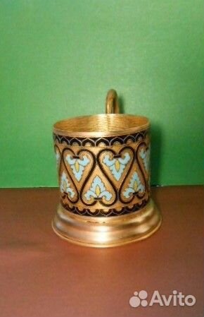 Подстаканники Латунь горячая эмаль и алюминий СССР