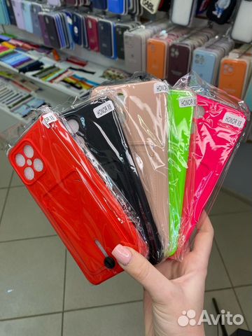 Чехол на Honor X8 с отсеком для карт