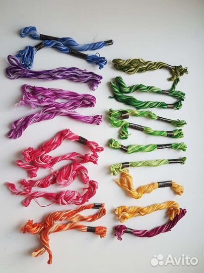 Нитки мулине для вышивания, пакетом