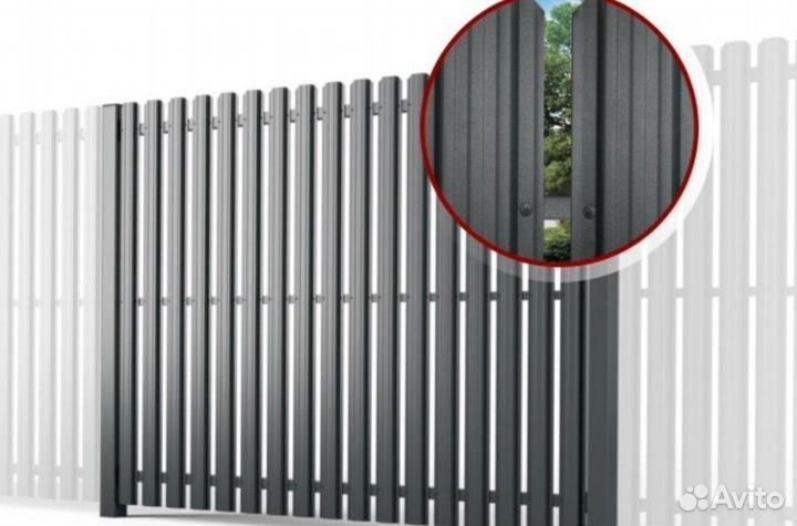 Штакетник фигурный