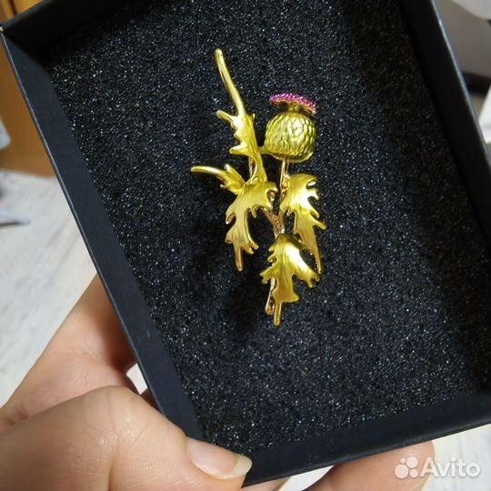 Брошь Чертополох