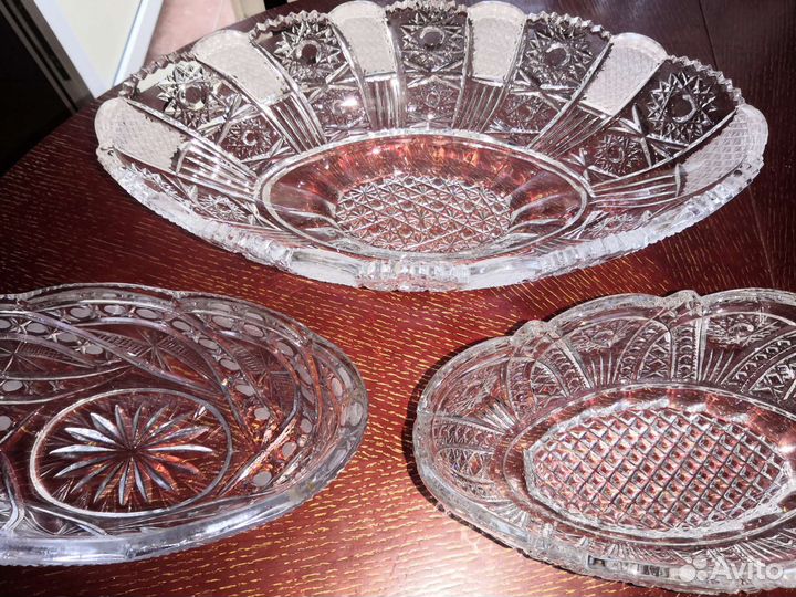 Вазы хрустальные