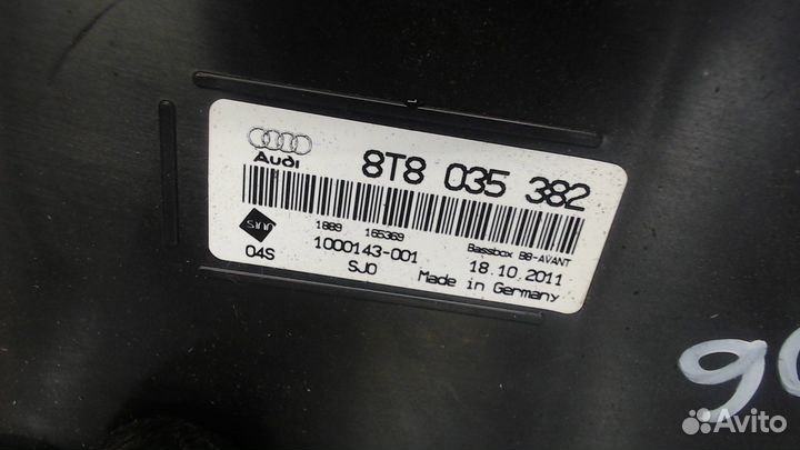 Сабвуфер Audi A4 (B8), 2011