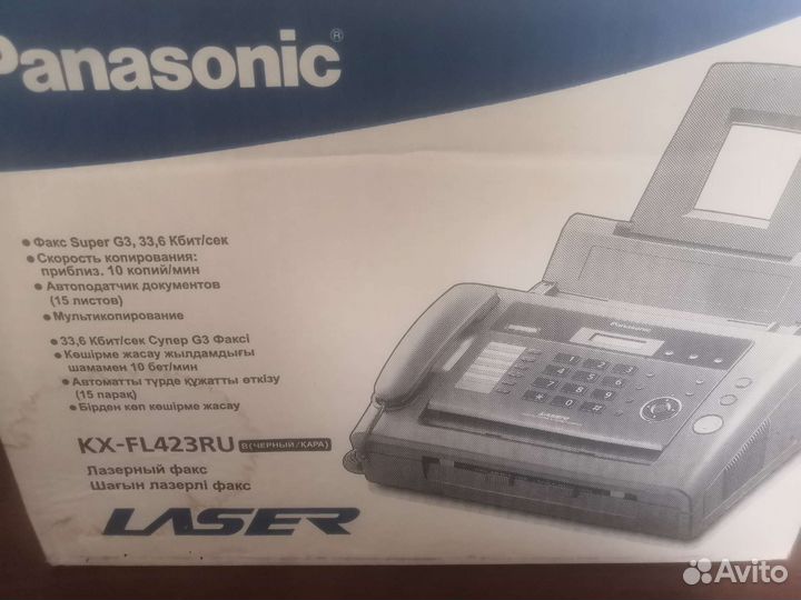 Лазерный факс Panasonic kx-fl423ru