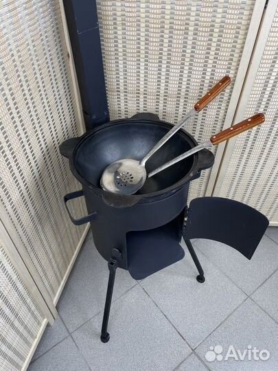 Казан чугунный 12 литров 4 -22л