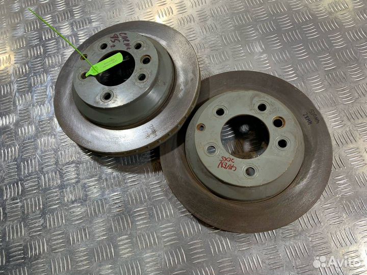 Диски тормозные (комплект) зад. Porsche Cayenne