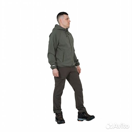 62372Ветровка Werwolf Бриз софт-шелл оливковый