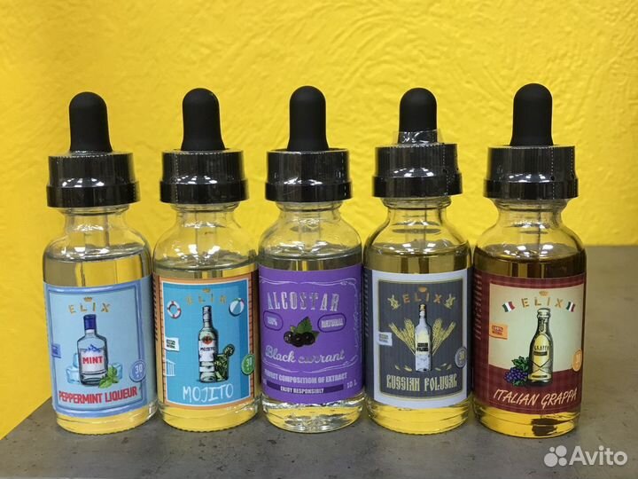 Эссенции (ароматизатор) Elix и Alcostar