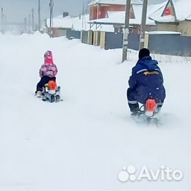 Снегокат с мотором своими руками