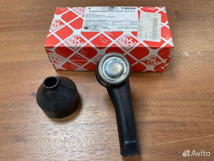 Наконечник рулевой правый Kangoo Megane Clio Новый