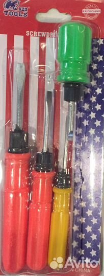 Набор отверток от-016 (4пр) блистер-эконом (уп.120