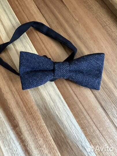 Твидовая бабочка в винтажном стиле