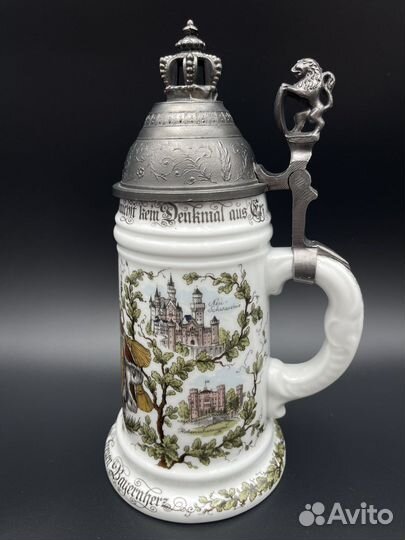 Коллекционная фарфоровая кружка, литофания