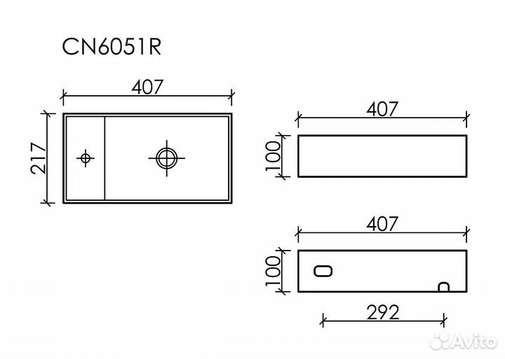 Раковина Ceramicanova element 40 капучино матовый CN6051RMC