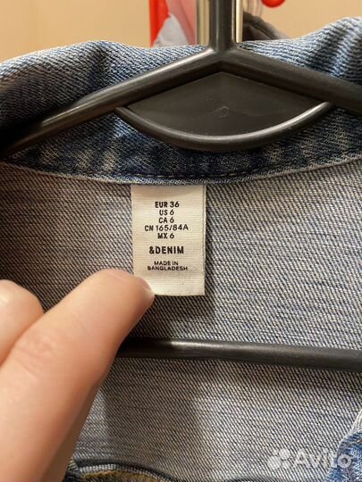 Джинсовка h&m размер 36