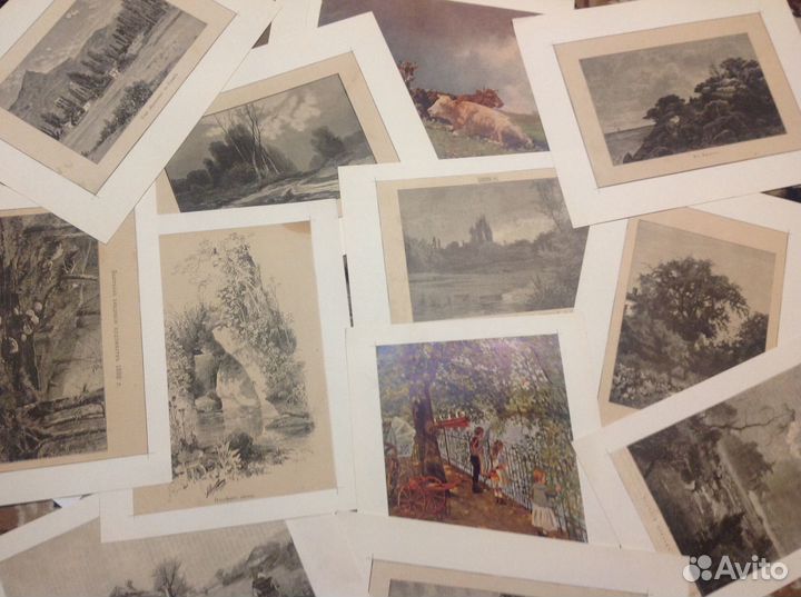 Гравюры Casalegno. Литография. Копии гравюр. СССР