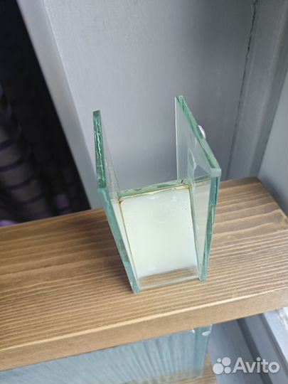 Свеча интерьерная стеклянная