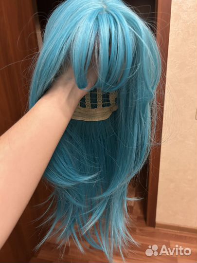 Парик бирюзовый для косплея