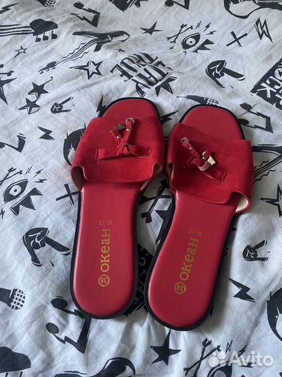 Шлепки женские 38